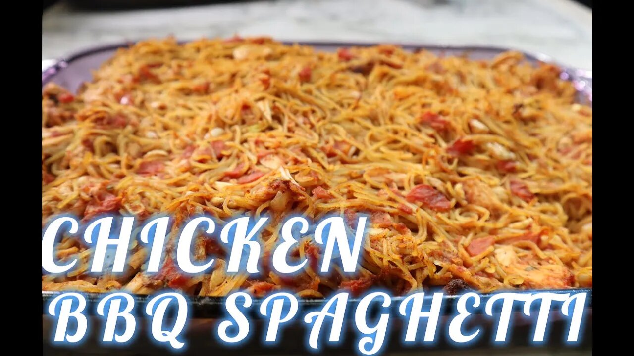 CHEAP EASY MEAL: CHICKEN BBQ SPAGHETTI EP.239 #cajunrnewbbq