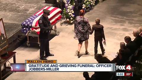 Funeral honors Fort Myers Police Officer killed in the line of duty