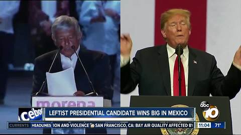 Leftist candidate wins Mexican presidency