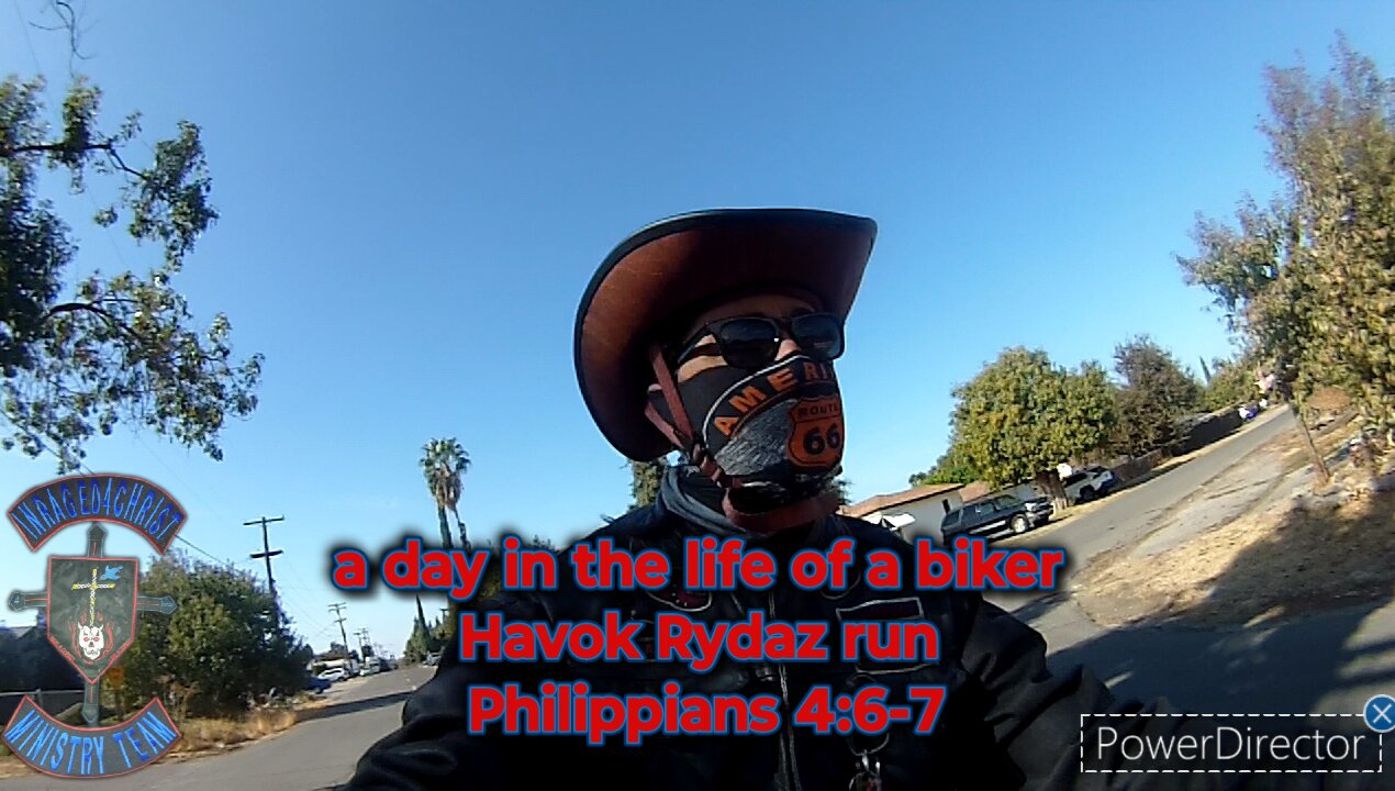 a day in the life of a biker Havok Rydaz run Philippians 4:6-7 #theoutlawpreacher