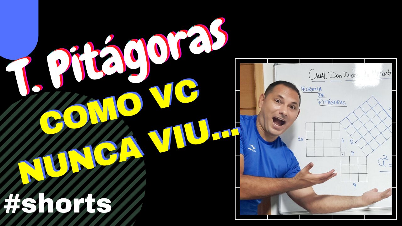 #shorts Teorema de Pitágoras como você nunca viu.[Infalível]