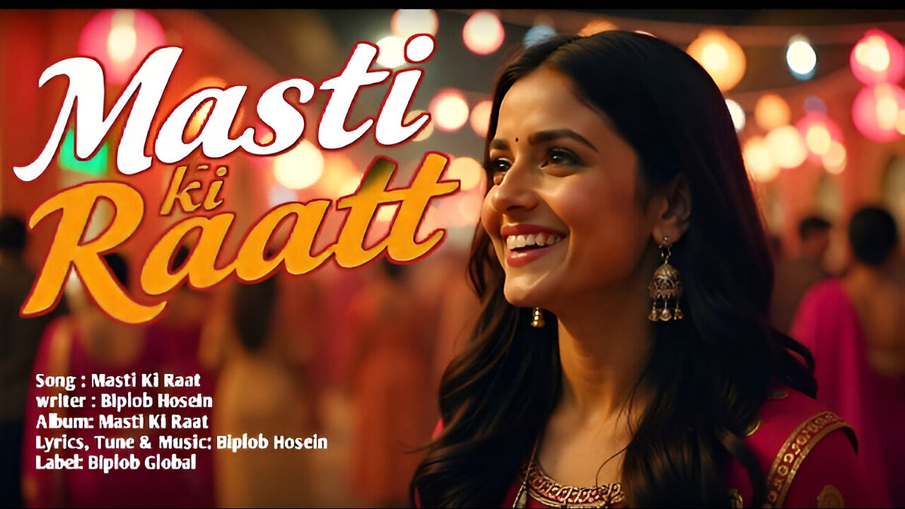 Masti Ki Raat | Night Dance | Hindi Music Video Song |Biplob Global Music 2025.