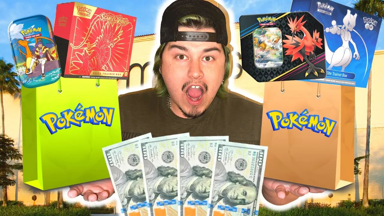 Finding TONS Of Pokemon Cards At The Mall!