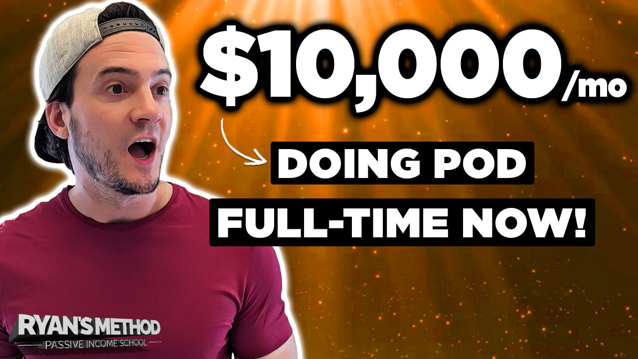 From $0 to $10K/mo & Working Full-Time on Their Print on Demand Business! 🚀