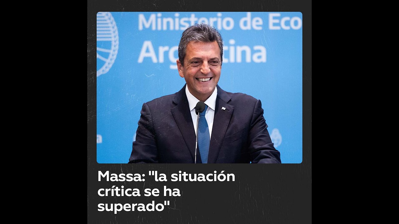 El ministro de Economía de Argentina anuncia el congelamiento del impuesto a los combustibles