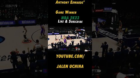 Anthony Edwards' Absolute Game Control #2023 #nba #2k23 #anthony edwards #jalen uchiha #shorts