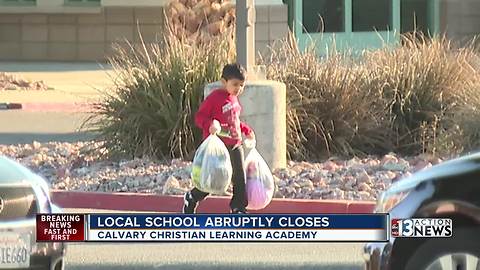 Las Vegas school abruptly closes