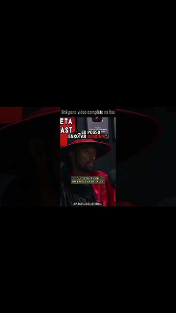 “SE VOCÊ TIVER COM UM ENCOSTO…” com Toninho do Diabo | Planeta Podcast Sobrenatural #shorts