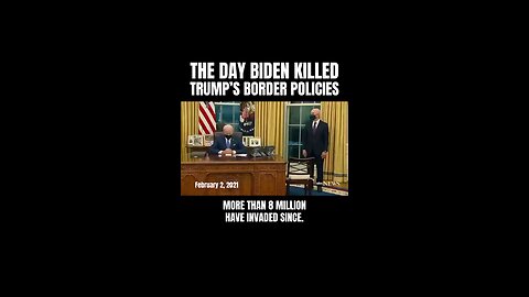 💩💩The day Biden smashed the border🤢🤢