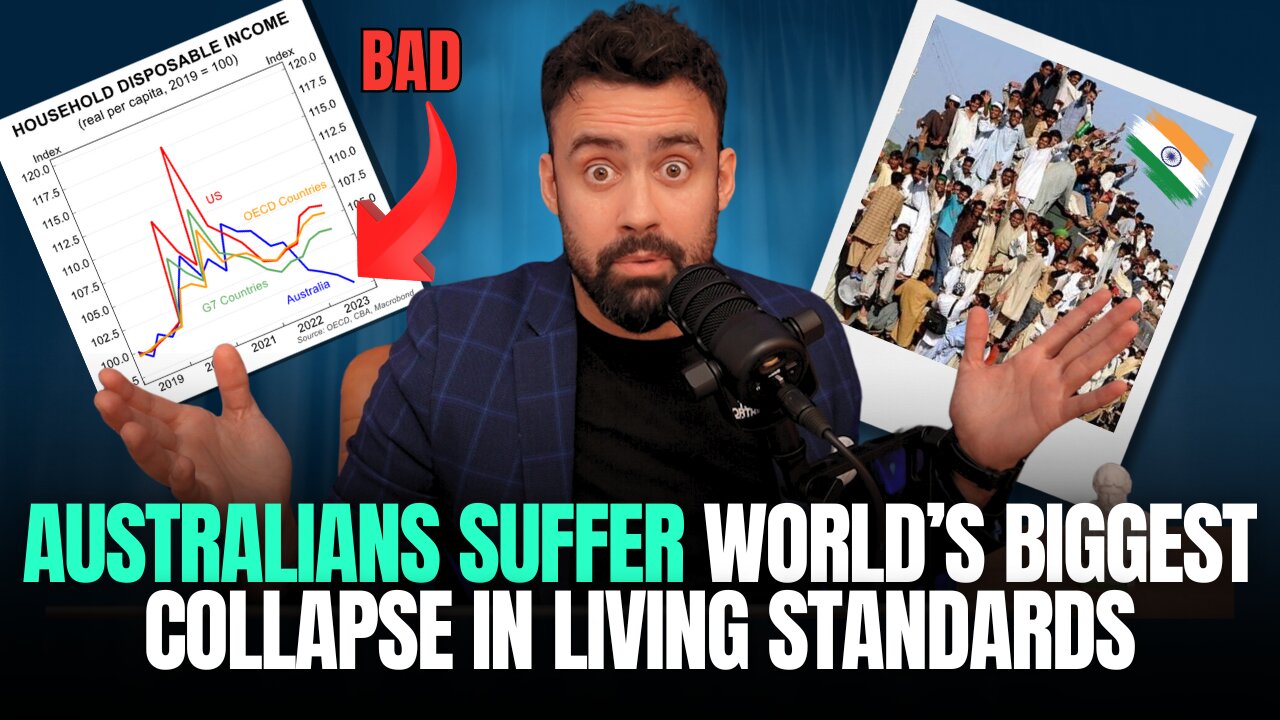 Australians suffer world’s biggest collapse in living standards (ALL EXPLAINED)