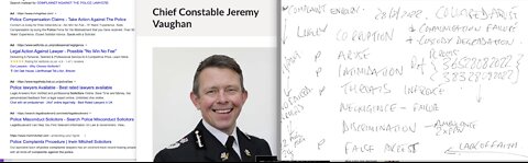 COMPLAINT RE JEREMY VAUGHAN CC SOUTH WALES POLICE