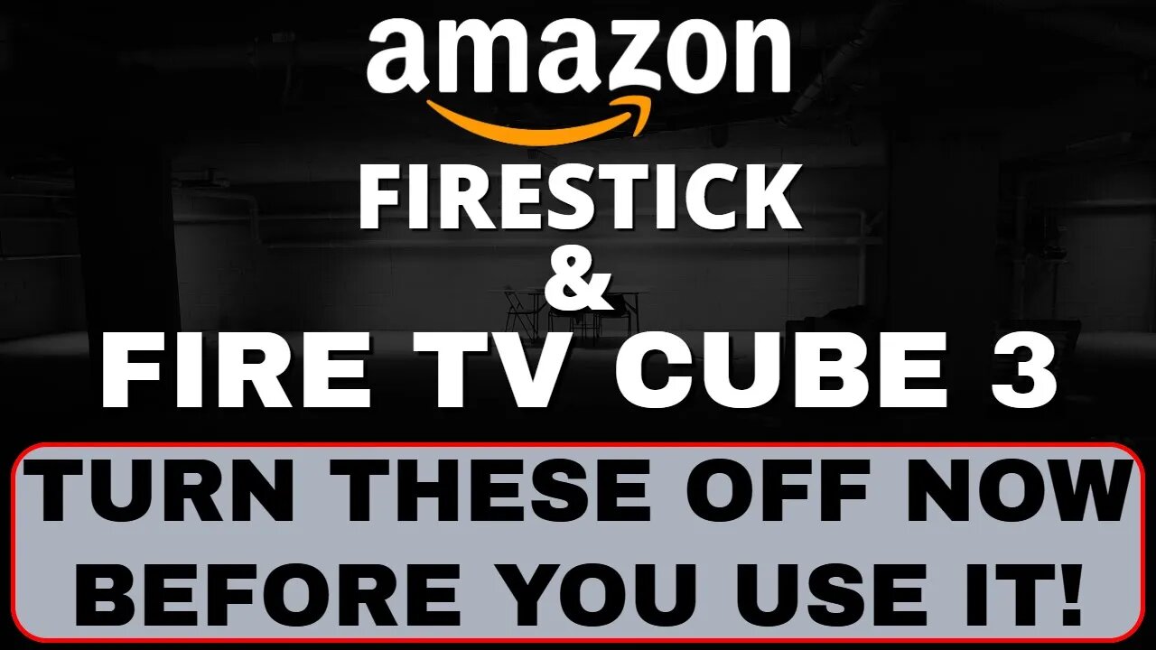 ⭐TURN OFF FIRE TV SETTINGS BEFORE YOU USE!⭐