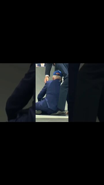 Joe Biden trips, falls at US Air Force graduation ceremony.