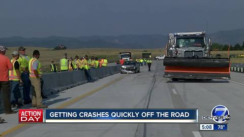 Douglas County to utilize plow trucks to move crashes off I-25