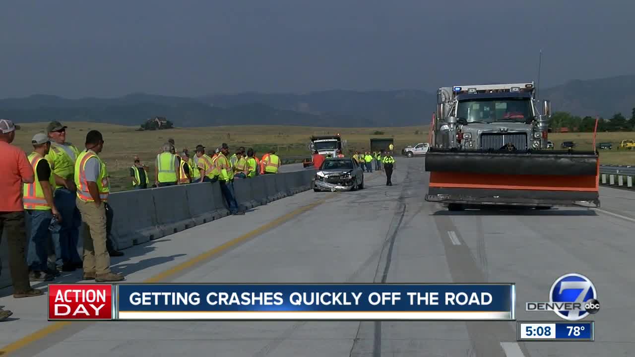 Douglas County to utilize plow trucks to move crashes off I-25