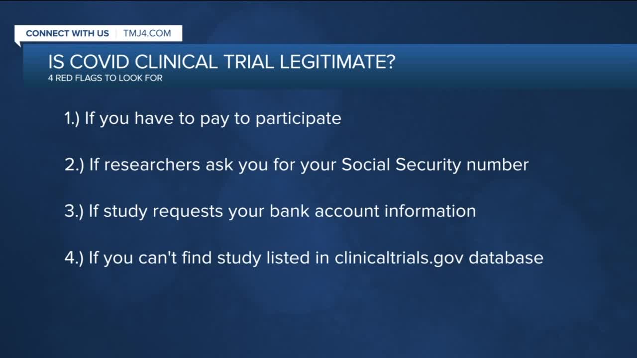 How to tell if the COVID-19 trial you want to sign up for is legitimate