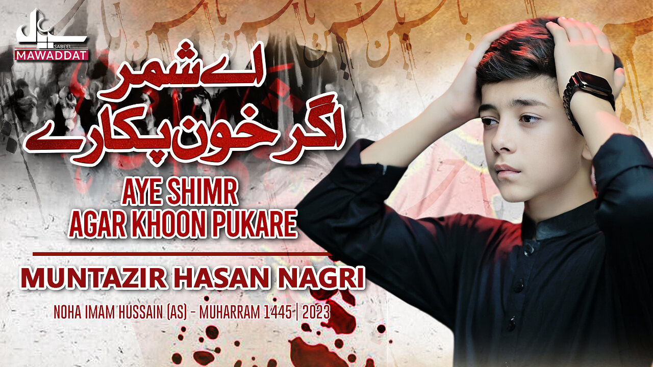 Muharram Nohay | Aye Shimr Agar Khoon pukare | Muntazir Hasan Nagri | یا شمر اذا تکلم الدم