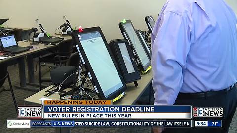 Voter registration deadline is May 24