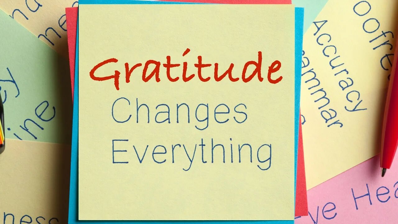 GRATITUDE changes everything (09 11 2023)
