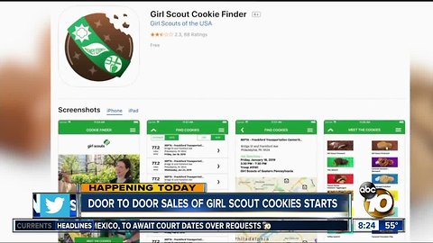 Girl Scout cookie season starts