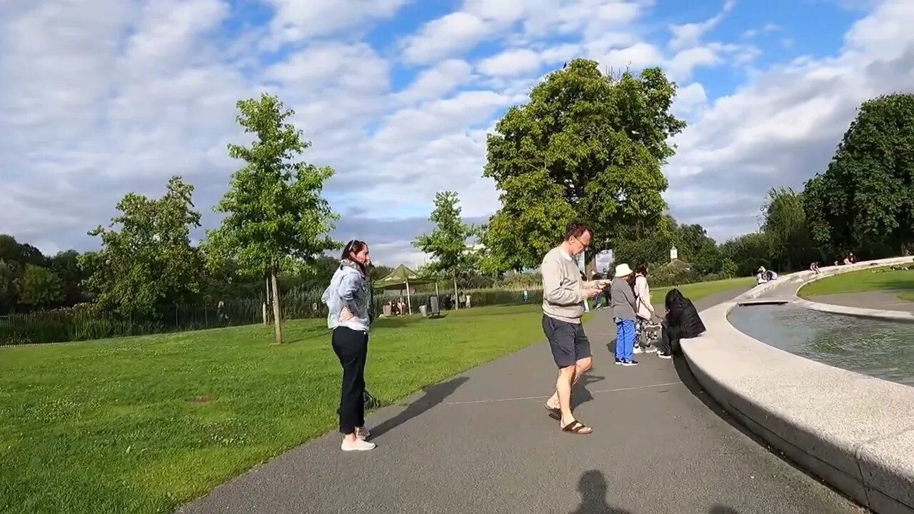 Princess Diana Memorial Fountain tour. GoPro. 13th July 2023