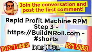 Rapid Profit Machine RPM Step 3 - https://BuildNRoll.com - #shorts