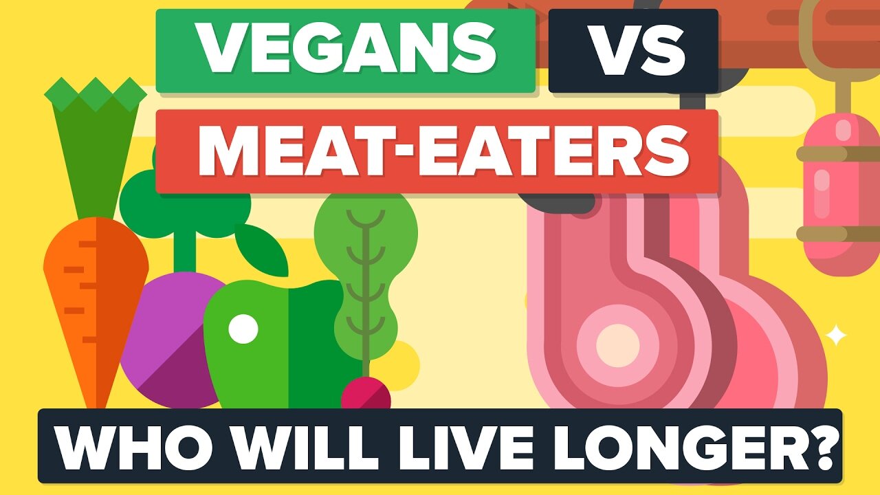 VEGANS vs MEAT EATERS - Who Will Live Longer Food - Diet Comparison