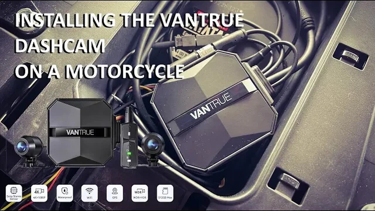 Installing a Vantrue Dashcam system on the H-D PAN AMERICA (and other motorcycles)