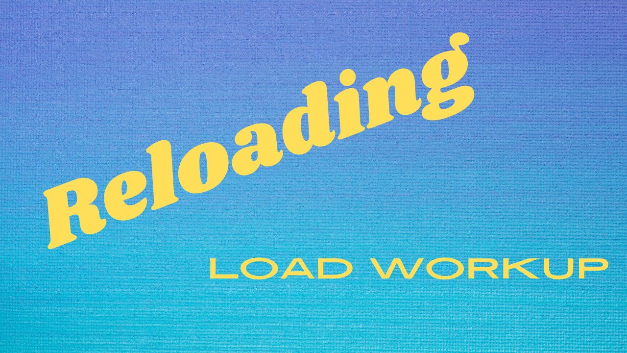 Load Workup 41722