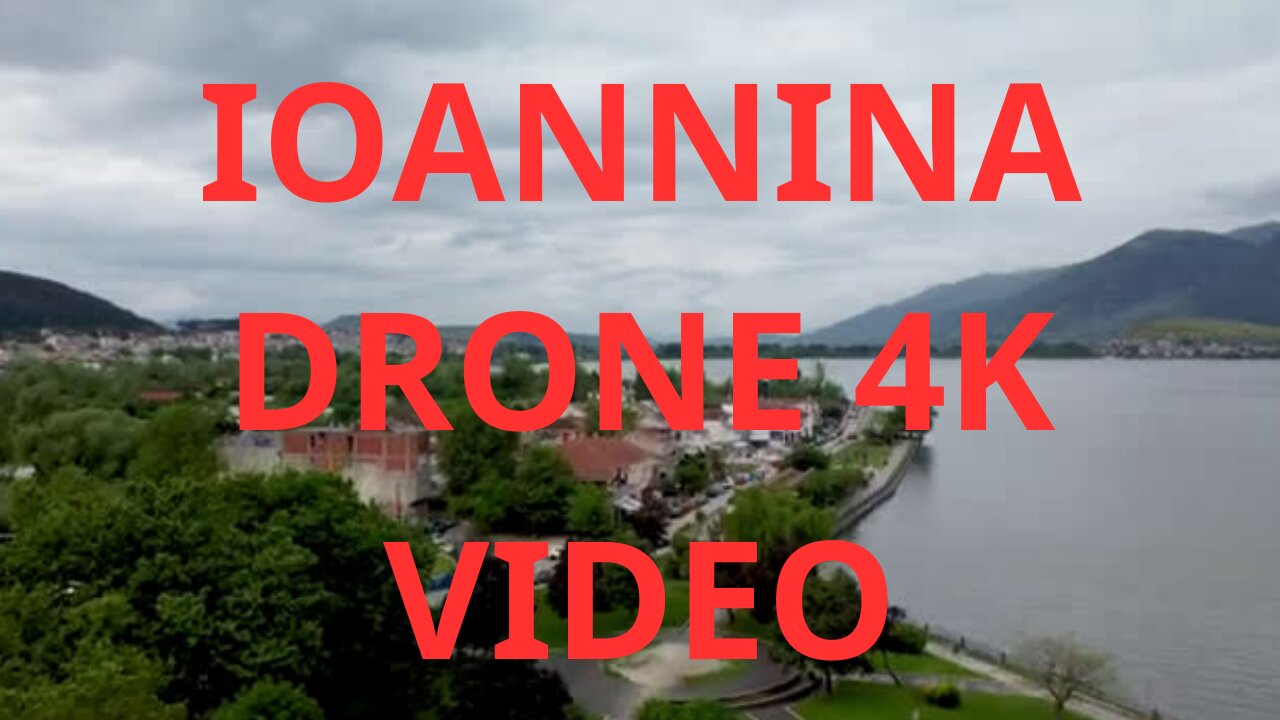 🇬🇷🏖️Ioannina Drone 4k video🏊