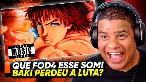 REAGINDO a CAMPEÃO (BAKI HANMA) TEAGA | React Anime Pro