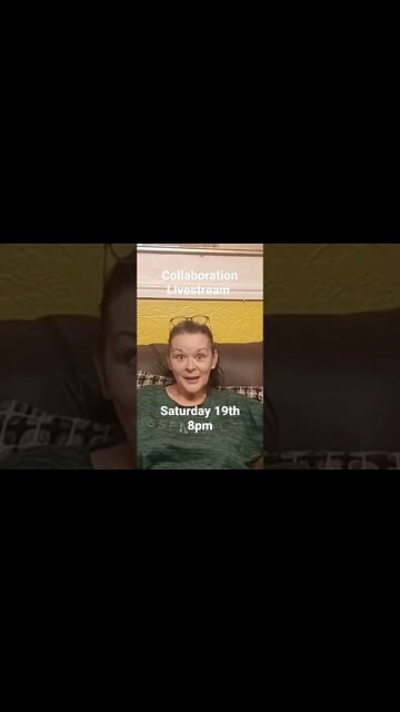 collaboration livestream Saturday 19th 8pm https://youtube.com/channel/UCClA9vKLGoGr3SUlrNyippw