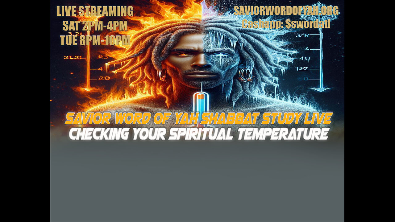 Checking Your Spiritual Temperature- Savior Word of YAH Bible Study Live