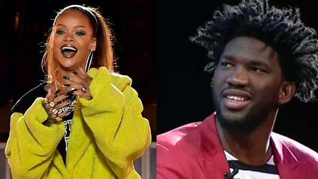 Joel Embiid Shoots His Shot at Rihanna at the NBA Draft Lottery