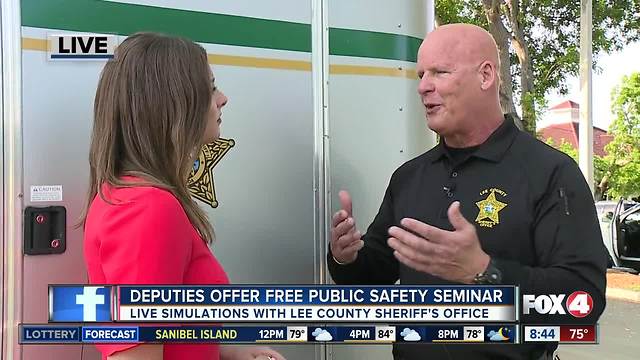 Deputies offer free public safety seminar