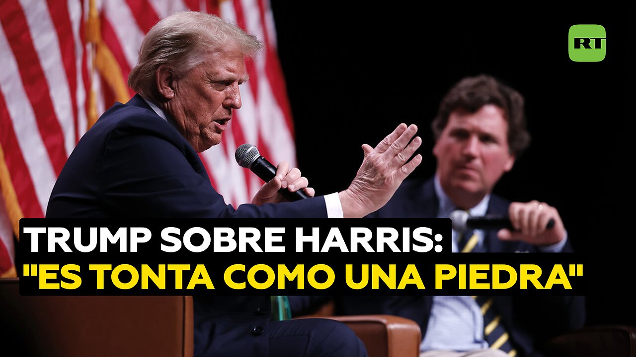 Trump sobre Kamala Harris: “Es tonta como una piedra”