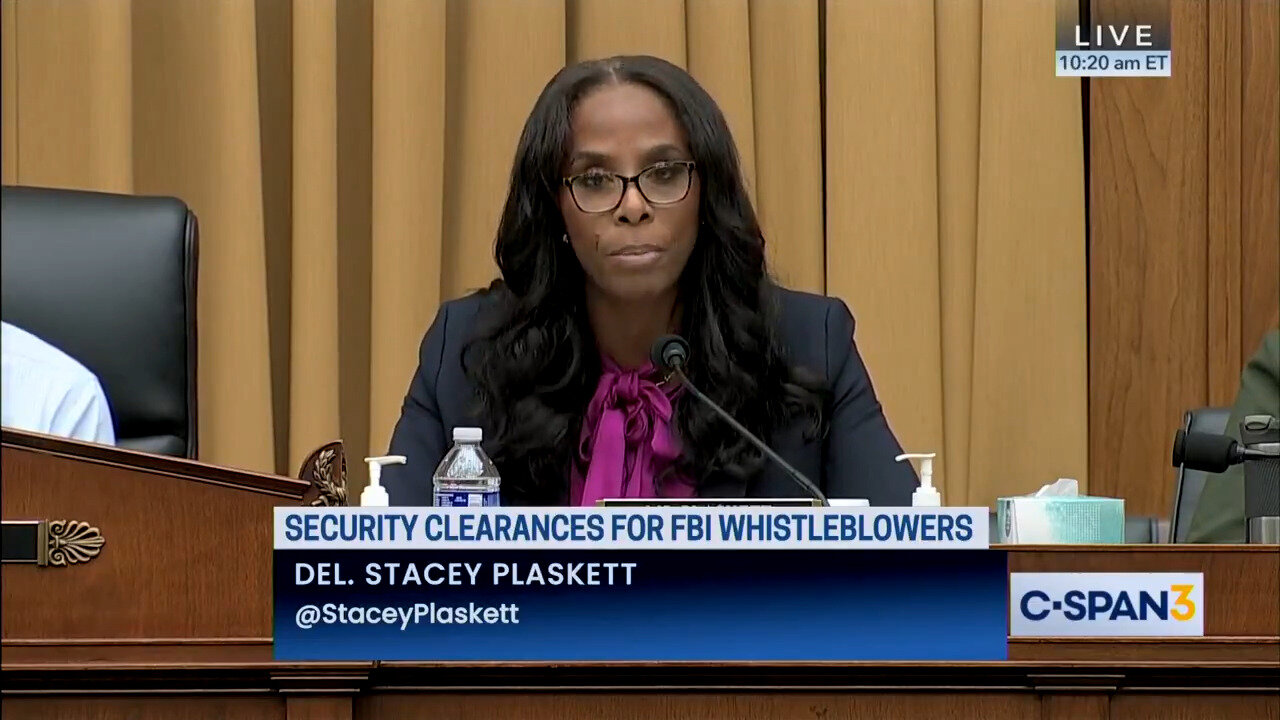 Del. Stacey Plaskett: The DOJ And FBI Are A Check Against White Fragility And Donald Trump