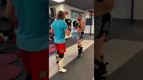 Sparring A UFC fighter