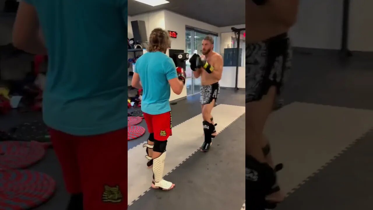Sparring A UFC fighter