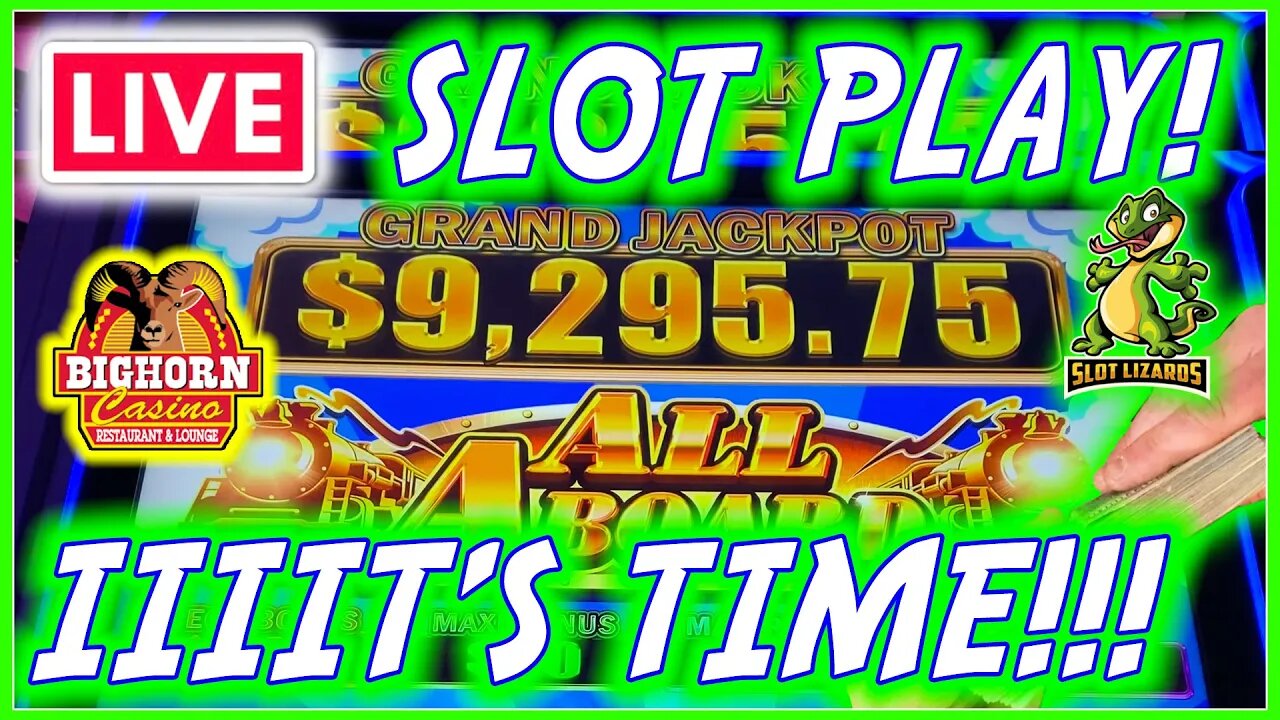 🔴 LIVE SLOT PLAY JACKPOTS! J'S SATURDAY NIGHT PARTY AT BIGHORN CASINO!