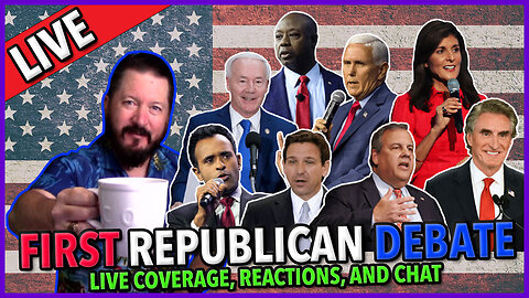 First Republican Debate ☕ Live Coverage, Reactions, And Chat 🔥 #debate #republicandebate