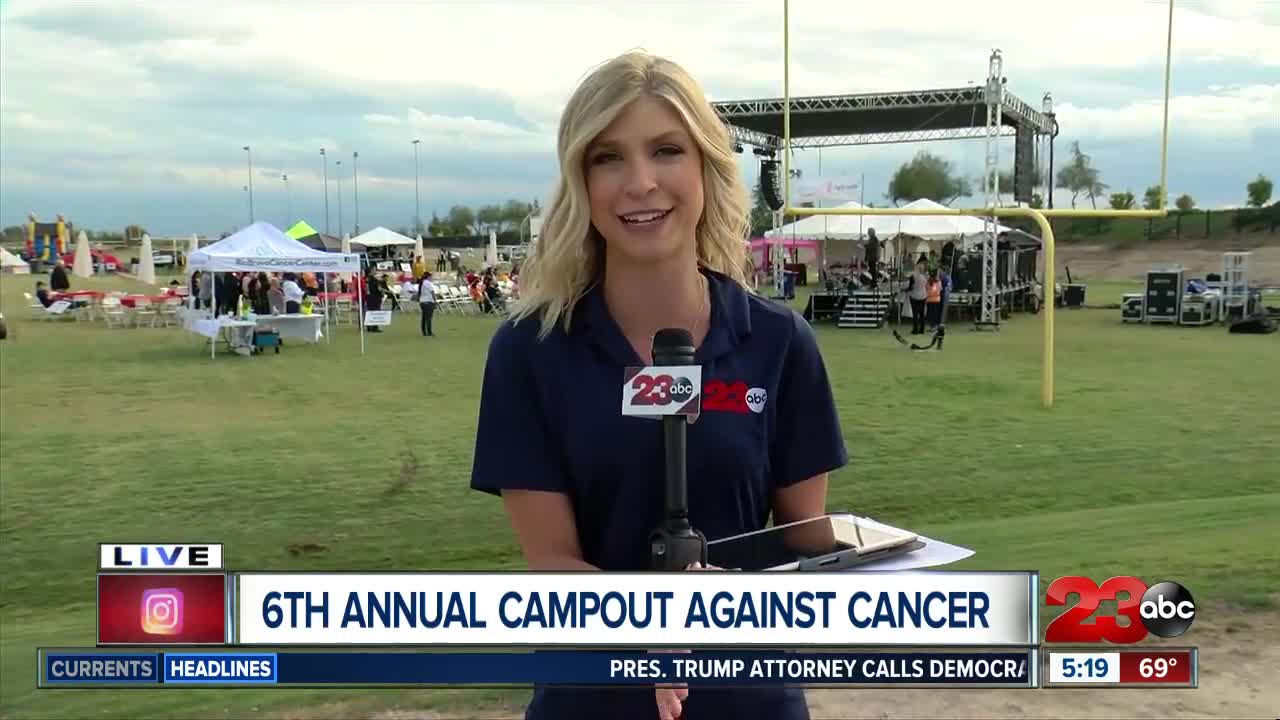 Campout Against Cancer forecast