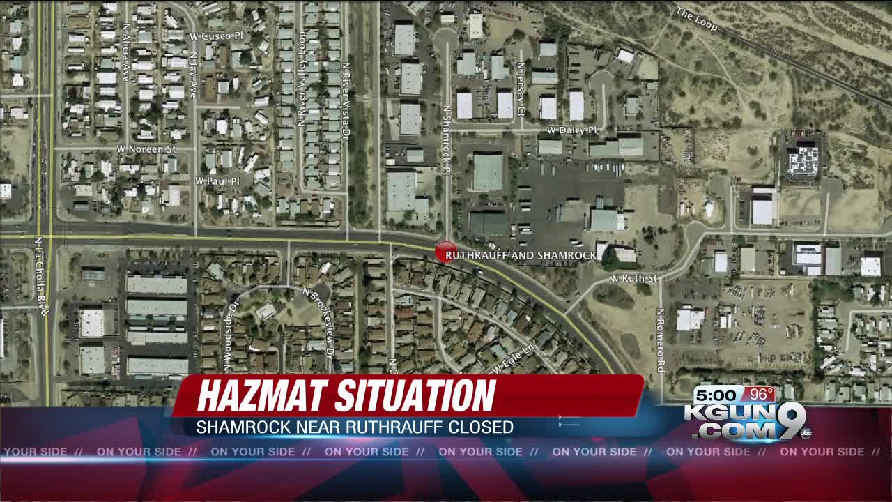 Hazmat crews respond to 'chemical smoldering' in west Tucson
