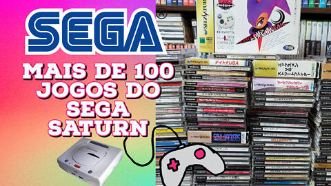 Mais de 100 jogos de sega saturn