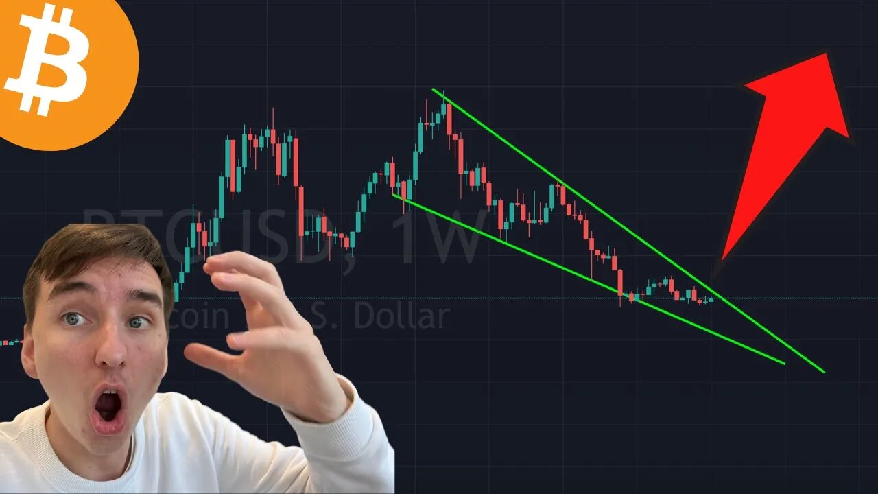 BITCOIN FALLING WEDGE EXPLAINED!!!!!! (big trade alert)