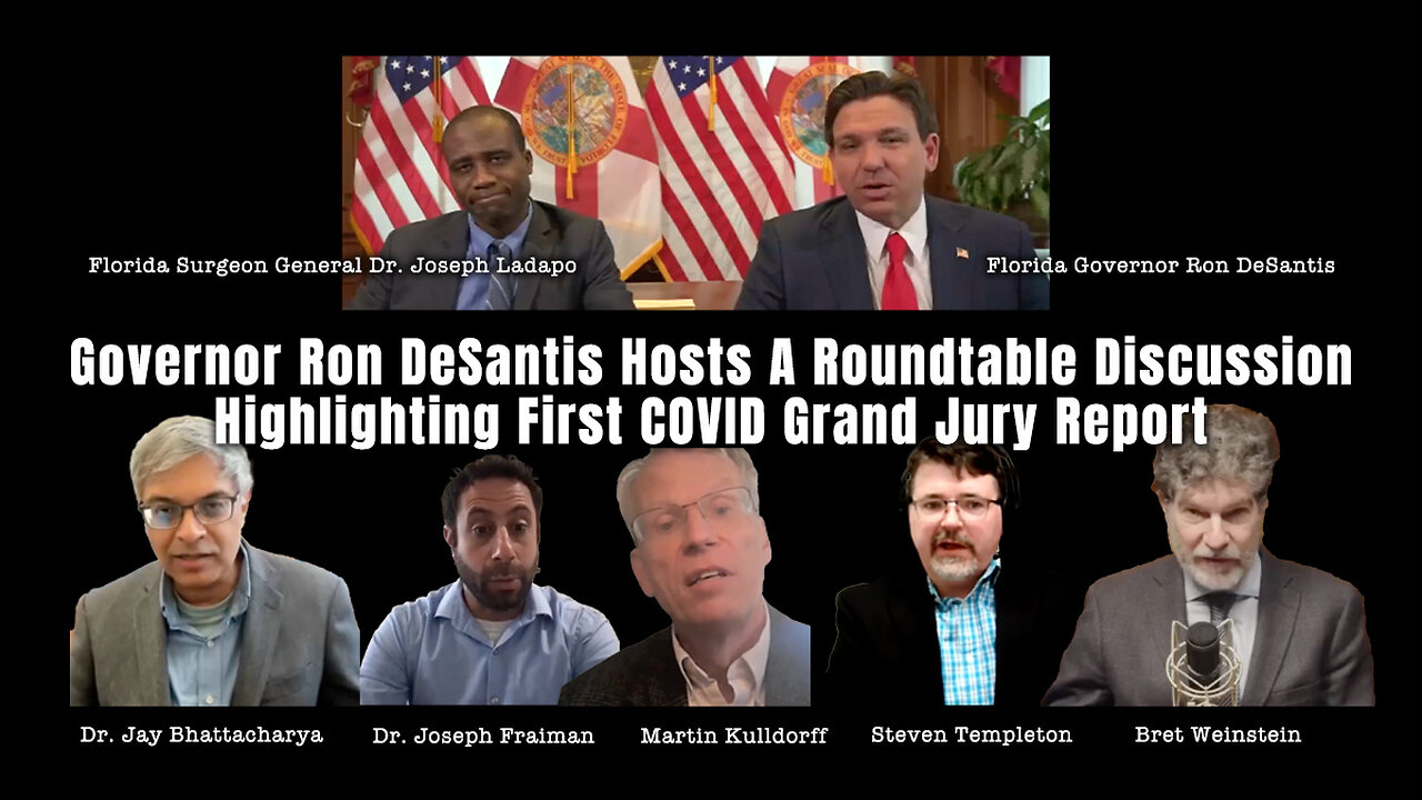 Governor Ron DeSantis Hosts A Roundtable Discussion Highlighting First COVID Grand Jury Report