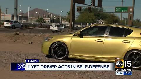 Lyft driver reinstated after defending self in Tempe