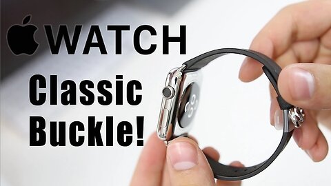 1st Gen. Apple Watch Unboxing w/ Classic Leather Buckle Band!