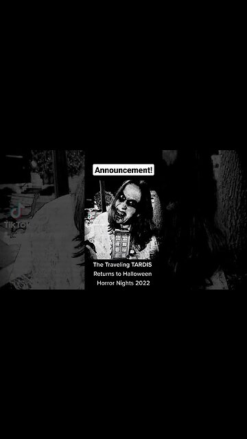 #ANNOUNCEMENT #HHN2022 #HHN31 #THETRAVELINGTARDIS RETURNS TO #HALLOWEENHORRORNIGHTS in 2022! #SHORTS