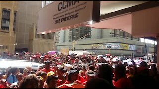 SOUTH AFRICA - Pretoria - Dis-Chem Employees march to CCMA (Exi)